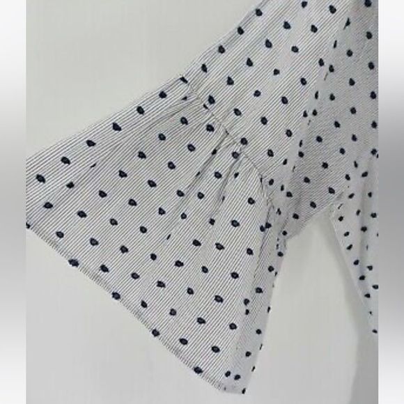 BananaRepublic off the shoulder polkadot dress, size medium  - Picture 3 of 10